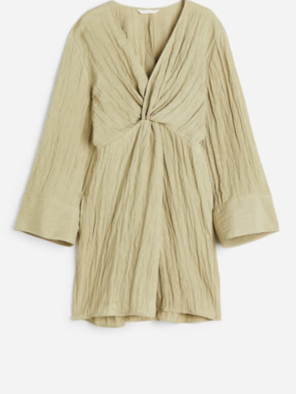 H&M Textured-Weave Knot Detail Dress/Tunic Sz XXL New with Tags